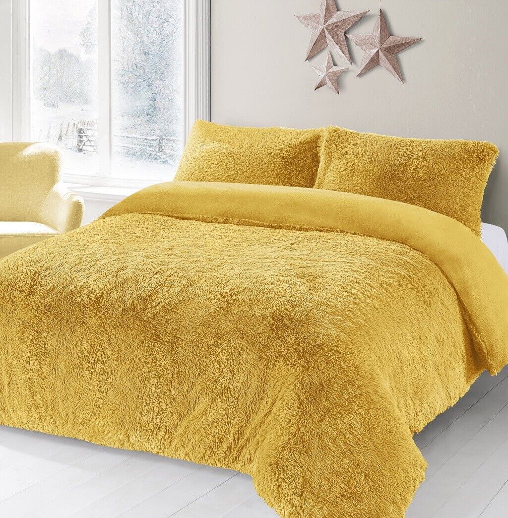 Cuddles Alaska Teddy Bear Fleece Duvet Cover