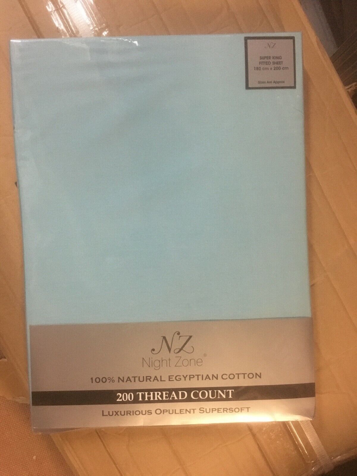 Luxury 100% Egyptian Cotton Fitted Sheet 200 Thread Count Single Doube All Sizes