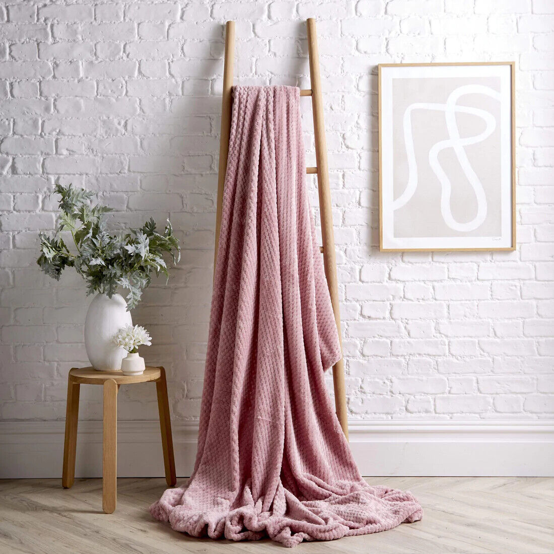 Super Soft Fleece Cloud Ombre Warm Throw Blanket Throws Travel Sofa Bed