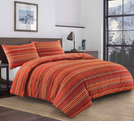 LUXURY PRINTED BEDDING SET DUVET QUILT COVER COTTON DOUBLE SUPER KING SIZES