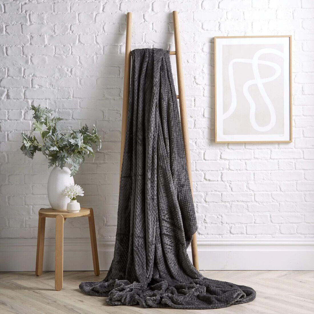 Super Soft Fleece Cloud Ombre Warm Throw Blanket Throws Travel Sofa Bed