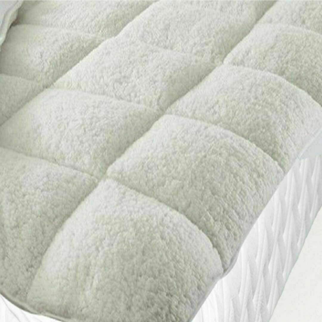 Sherpa Teddy Mattress Topper Protector