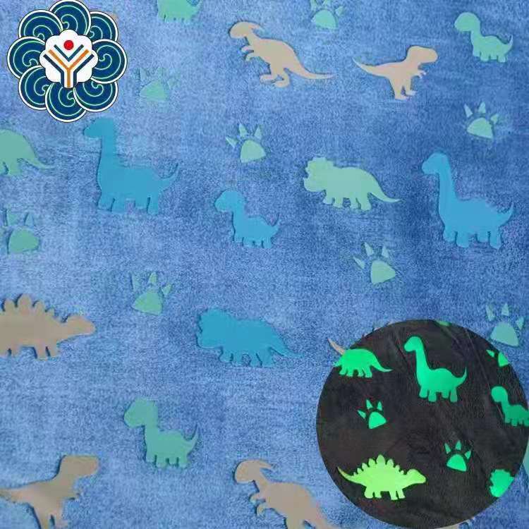 Teddy Fleece Bear Bedding Set Soft Warm Kids Glow In The Dark Duvet Quilt Cover