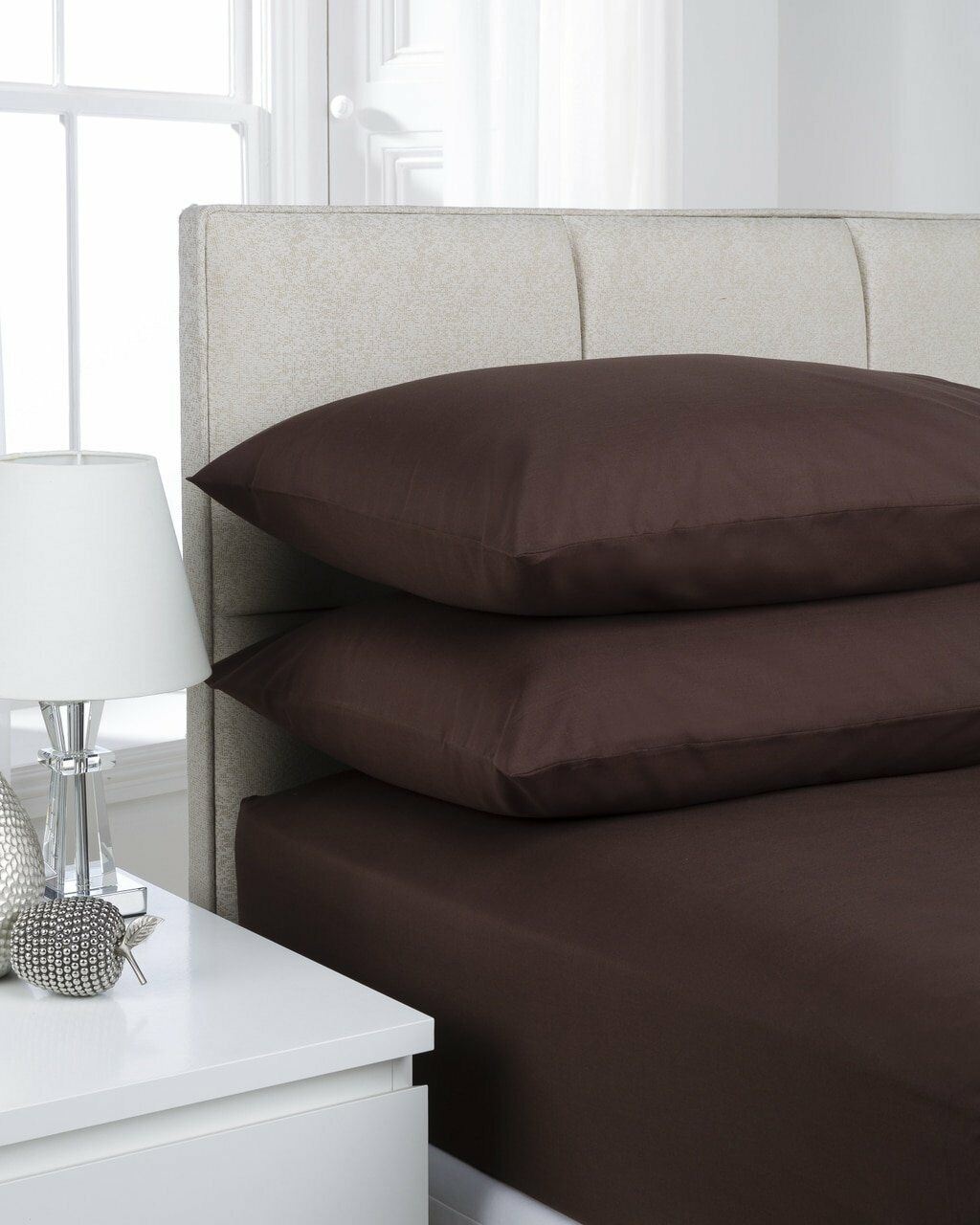 Luxury 100% Egyptian Cotton Fitted Sheet 200 Thread Count Single Doube All Sizes