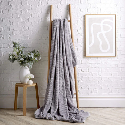 Super Soft Fleece Cloud Ombre Warm Throw Blanket Throws Travel Sofa Bed