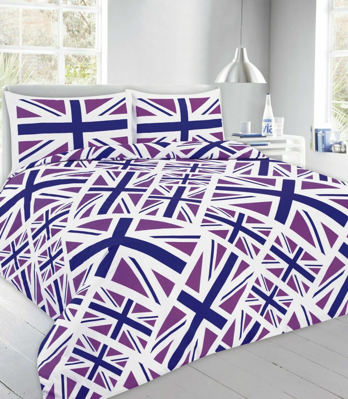 Union Jack Duvet Cover Printed Quilt Cover Bedding Set Pillow Case All Sizes